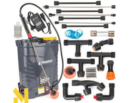 Обприскувач акумуляторний ранцевий Powermat PM-OA-16T
