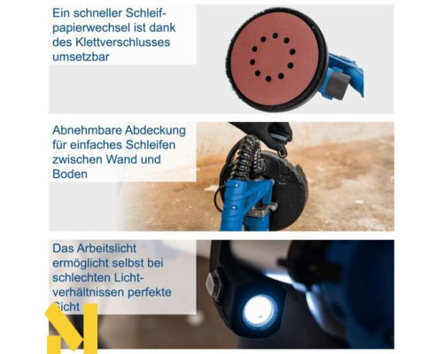 Шліфмашина для стін і стелі Scheppach DS920X