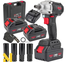 Гайковерт акумуляторний RED TECHNIC RTAKU0026