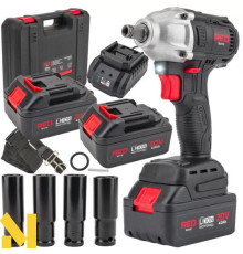 Гайковерт акумуляторний RED TECHNIC RTAKU0026