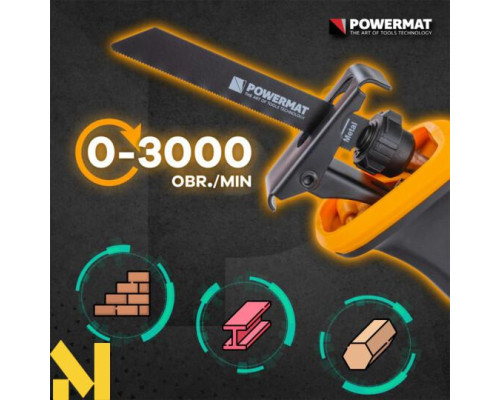 Пила шабельна Powermat PM-PSZ-1800TN