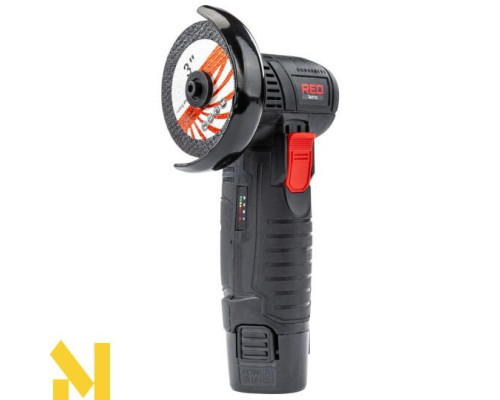 Болгарка (кутова шліфмашина) акумуляторна RED TECHNIC RTSZK0134