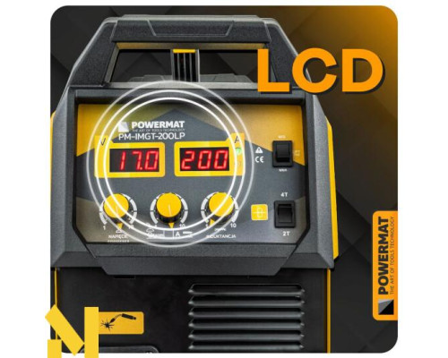 Зварювальний напівавтомат Powermat PM-IMGT-200LP
