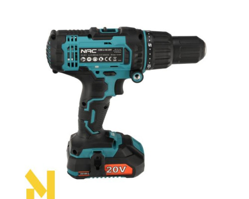 Дриль-шуруповерт акумудяторний NAC CDB-LI-50-20V-2