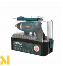 Викрутка акумуляторна NAC SC-LI-36-S з аксесуарами