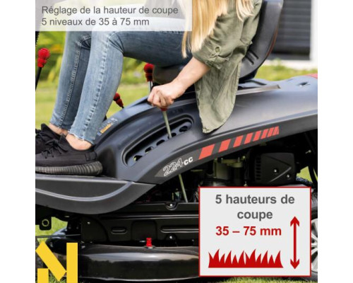 Райдер бензиновий Scheppach MR224-61