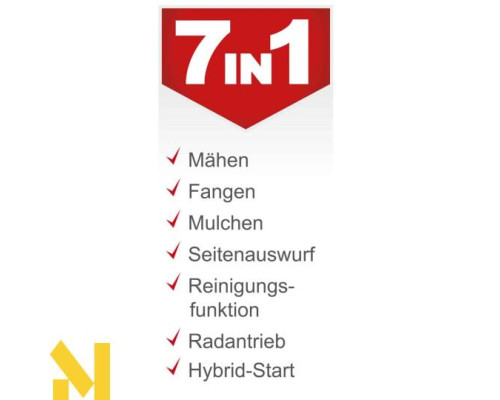 Газонокосарка бензинова Scheppach MS173-51E