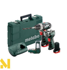 Акумуляторний шуруповерт Metabo PowerMaxx BS + Metabo PowerMaxx ULA LED