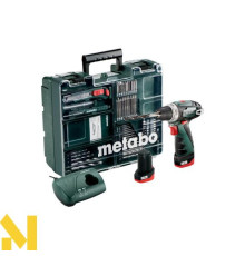 Акумуляторний шуруповерт Metabo PowerMaxx BS Basic Mobile Workshop