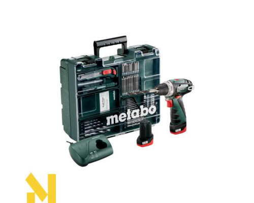 Акумуляторний шуруповерт Metabo PowerMaxx BS Basic Mobile Workshop