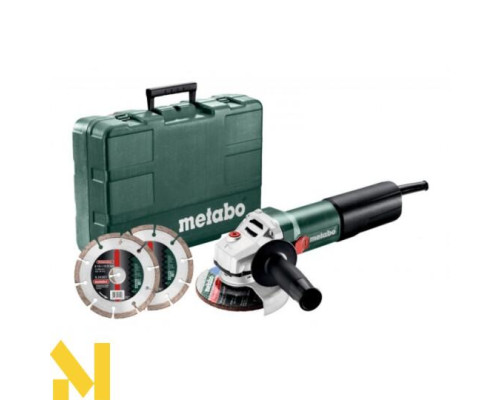 Болгарка (шліфмашина кутова) Metabo WEQ 1400-125 Set