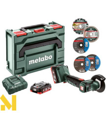 Болгарка (кутова шліфмашина) акумуляторна Metabo PowerMaxx CC 12 BL