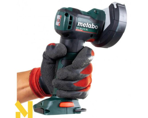 Болгарка (кутова шліфмашина) акумуляторна Metabo CC 18 LTX BL (без АКБ та ЗП)