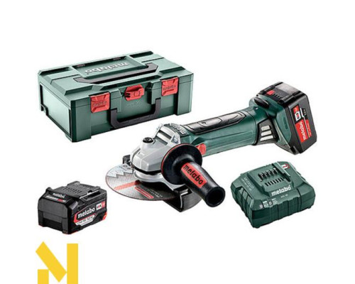 Болгарка (кутова шліфмашина) акумуляторна Metabo W 18 LTX 150