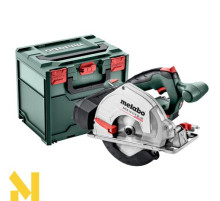 Пила дискова акумуляторна Metabo MKS 18 LTX BL 58 (без АКБ та ЗП, + MetaBox)