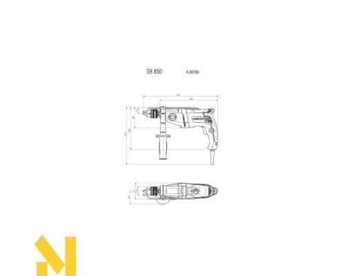 Дриль ударний Metabo SBE 780-2
