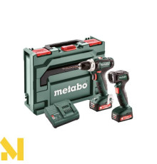 Шуруповерт акумуляторний Metabo PowerMaxx BS 12 V BS Basic Set + ULA (601036900)