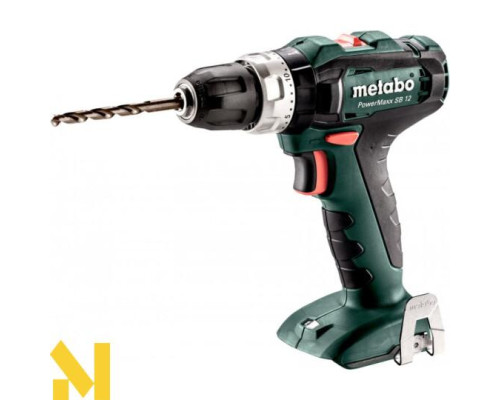 Шуруповерт ударний акумуляторний Metabo PowerMaxx SB 12 (без АКБ та ЗП)