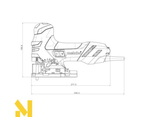 Лобзик електричний Metabo STE 140 Industrial + metaBOX
