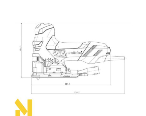 Лобзик електричний Metabo STE 140 Plus MetaLoc