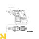 Перфоратор акумуляторний Metabo KH 18 LTX BL 24 (2x5.5 Аг + ЗП + кейс)