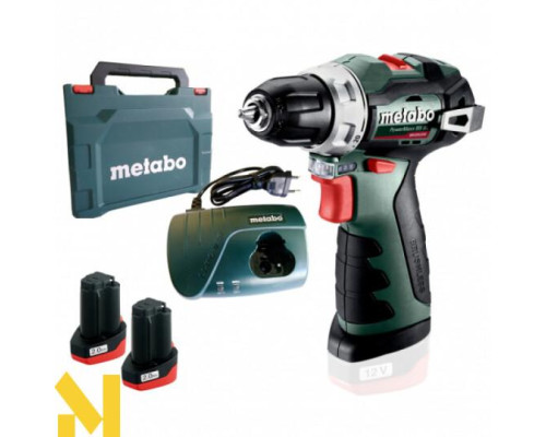 Шуруповерт акумуляторний Metabo PowerMaxx BS BL (601721500)