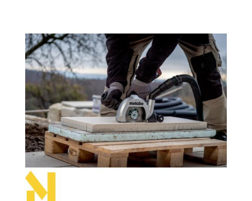 Болгарка (кутова шліфмашина) акумуляторна Metabo WVB 18 LTX BL 15-125 Quick (без АКБ та ЗП + MetaBox)