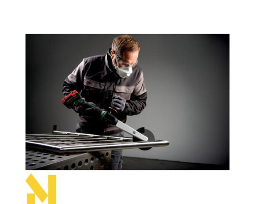 Шліфмашина з плоским корпусом редуктора Metabo KNSVB 18 LTX BL 150 metaBOX 185 XL (без АКБ та ЗП)