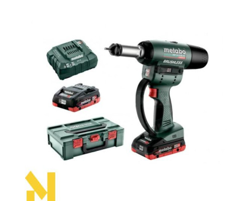 Заклепочник акумуляторний Metabo NMP 18 LTX BL M10 (601788800)