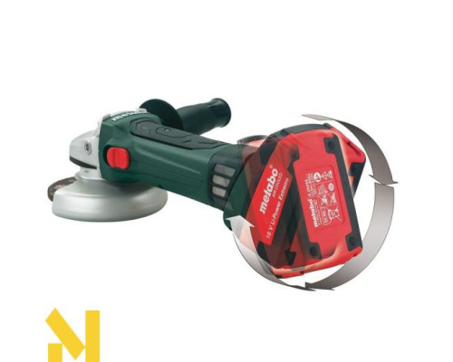 Болгарка (кутова шліфмашина) акумуляторна Metabo W 18 LTX 125 4.0 Аг