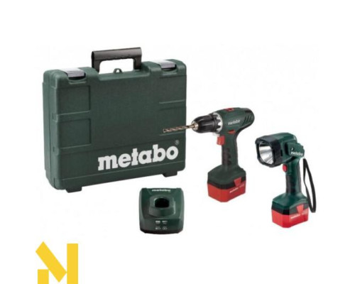 Шуруповерт Metabo BS 12 NiCd + ліхтарик ULA12