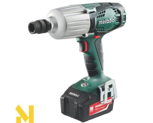 Гайковерт акумуляторний Metabo SSW 18 LTX 600, 5.2 Аг