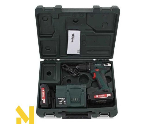 Шуруповерт акумуляторний Metabo BS 18 (2 Аг)