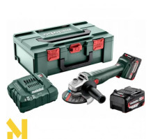 Болгарка (кутова шліфмашина) акумуляторна Metabo W 18 L 9-125 Quick