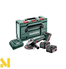 Болгарка (кутова шліфмашина) акумуляторна Metabo W 18 L 9-125 Quick