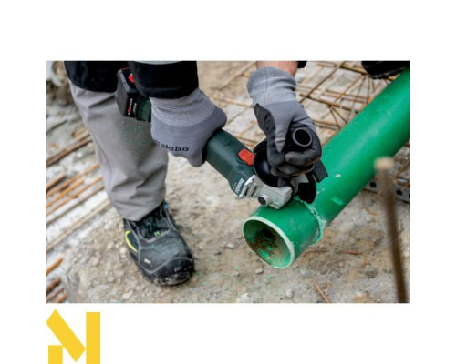 Болгарка (кутова шліфмашина) акумуляторна Metabo W 18 L 9-125 Quick