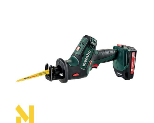 Пила шабельна акумуляторна Metabo SSE 18 LTX Compact + 2x2,0 Аг MetaBox