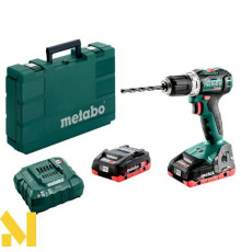 Акумуляторний дриль-шуруповерт Metabo BS 18 L BL LiHD 2x4.0 Ач