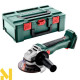 Болгарка (кутова шліфмашина) акумуляторна Metabo W 18 L BL 9-125 (без АКБ та ЗП, + Кейс)