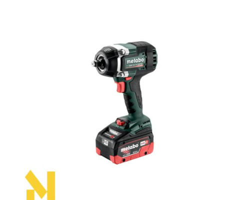 Гайковерт акумуляторний Metabo SSW 18 LTX 800 BL (2x5.5Ач + ASC 145 + MetaBox 145 L)