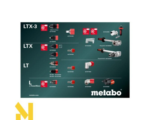 Шуруповерт акумуляторний Metabo BS 18 LTX-3 BL Q I Metal (без АКБ та ЗП) + MetaBox