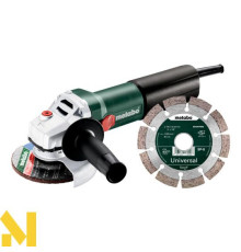 Болгарка (кутова шліфмашина) Metabo WQ 1100-125 Set Сoncrete