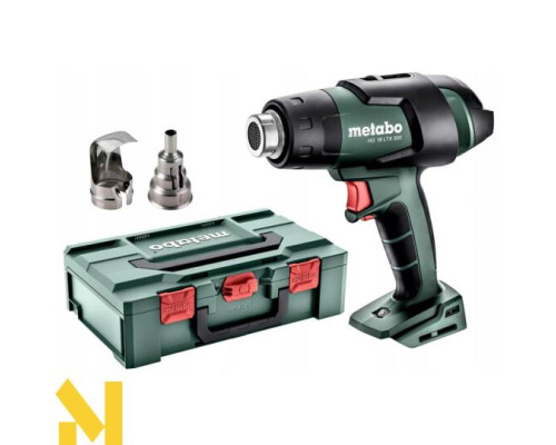 Фен технічний акумуляторний Metabo HG 18 LTX 500 (без АКБ та ЗП, +MetaBox)