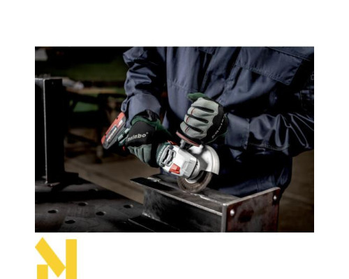 Болгарка (кутова шліфмашина) акумуляторна Metabo WPB 18 LT BL 11-125 Quick (без АКБ та ЗП + MetaBox)