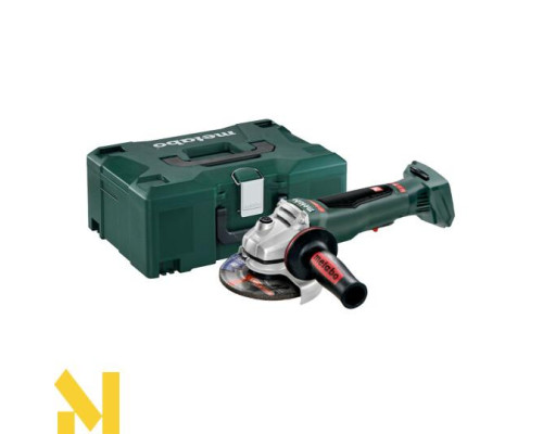 Болгарка (кутова шліфмашина) акумуляторна Metabo WB 18 LTX BL 125 Quick MetaLoc (без АКБ та ЗП)