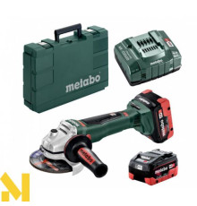 Болгарка (кутова шліфмашина) акумуляторна Metabo WB 18 LTX BL 125 Quick