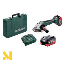Болгарка (кутова шліфмашина) акумуляторна Metabo WB 18 LTX BL 125 Quick LiHD 2x8.0 Аг