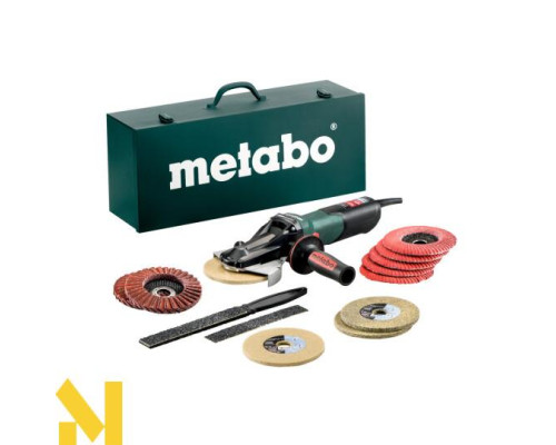 Болгарка (шліфмашина кутова) WEVF 10-125 Quick Inox Set