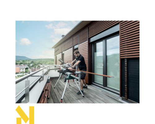 Пила торцювальна акумуляторна Metabo KGS 18 LTX BL 216 (614216810)