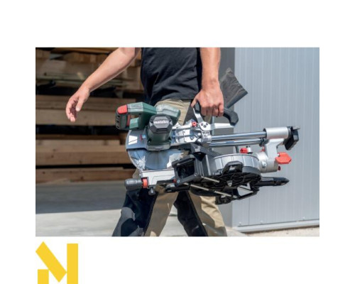 Пила торцювальна акумуляторна Metabo KGS 18 LTX BL 216 (1x 4.0Ah, ASC 55)